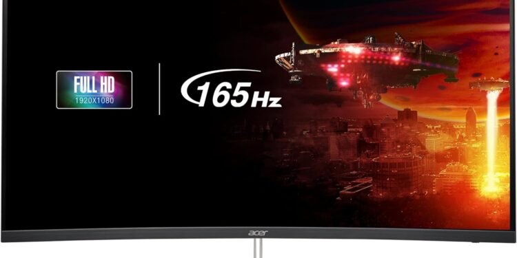 Acer Nitro 31.5″ FHD Curved Gaming Monitor Best Value