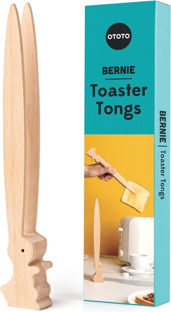 Say Goodbye to Burnt Fingers with the OTOTO Bernie Bunny Toaster Tongs – The Cutest Kitchen Gadget You’ll Ever Need!