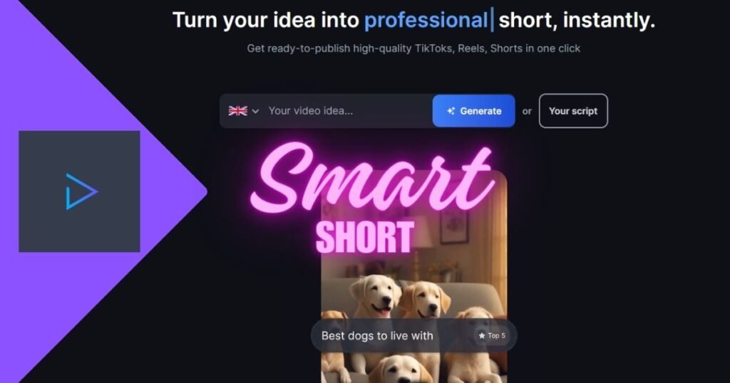 SmartShort Review:The Best Ai Short Video Creation Tool for 2024