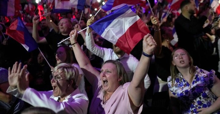 Far Right Gains Momentum in France Elections: Riding 1st Round Success Far Right Gains Momentum in France Elections: Riding 1st Round Success